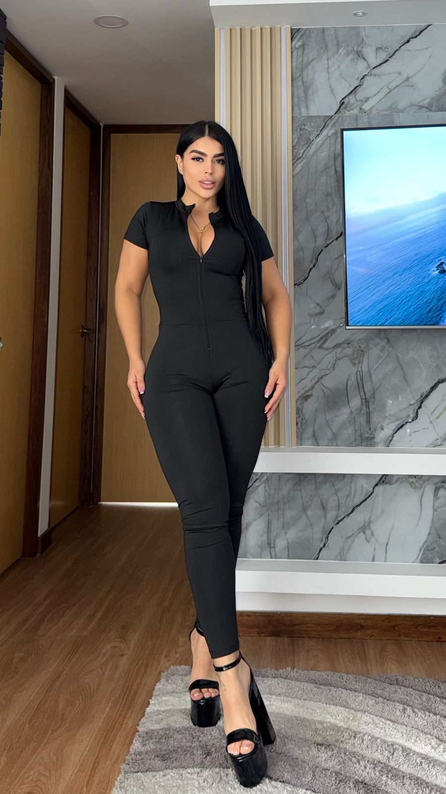 ENTERIZO BASICO CON MANGAS