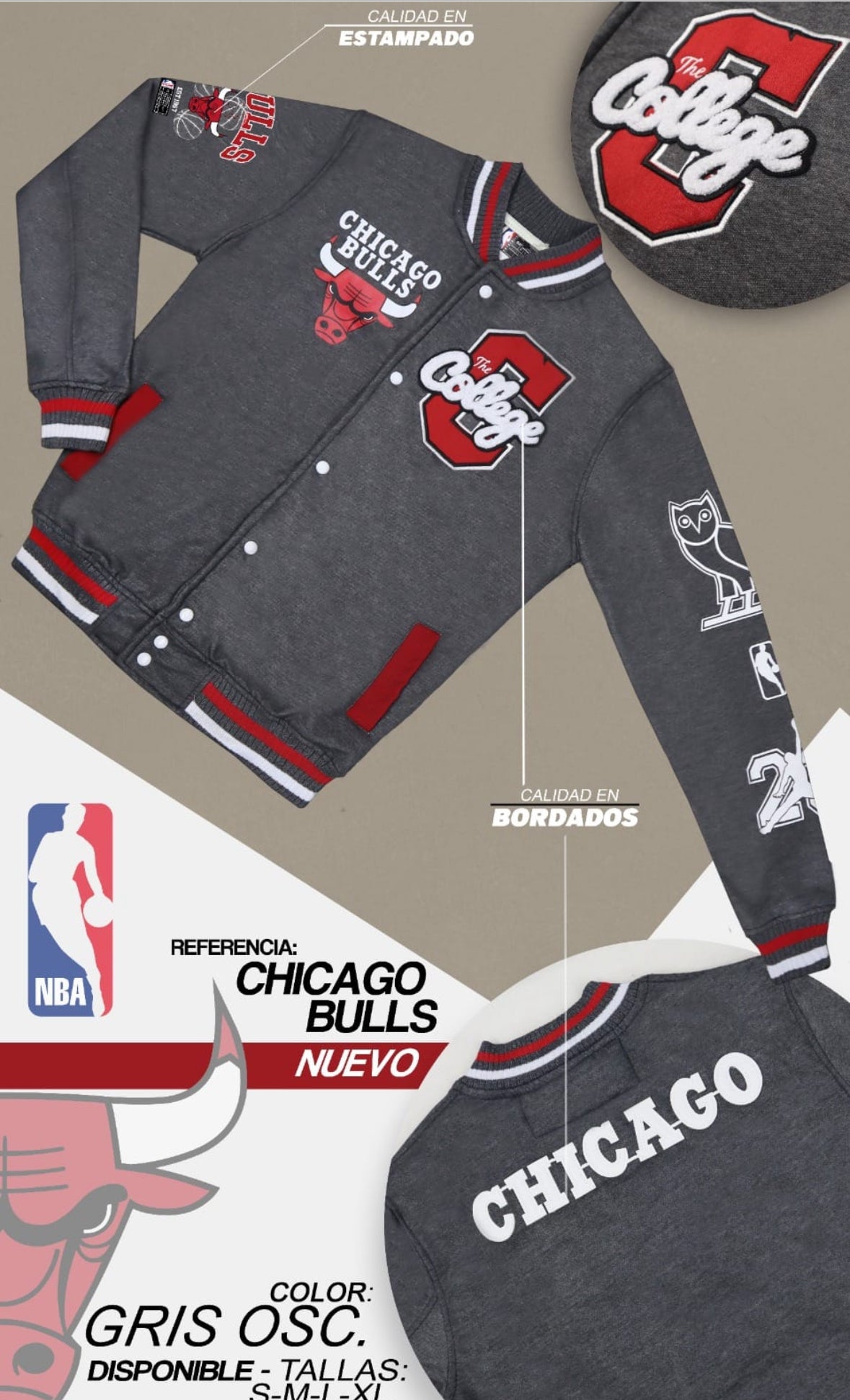 Chaqueta beisbolera R4