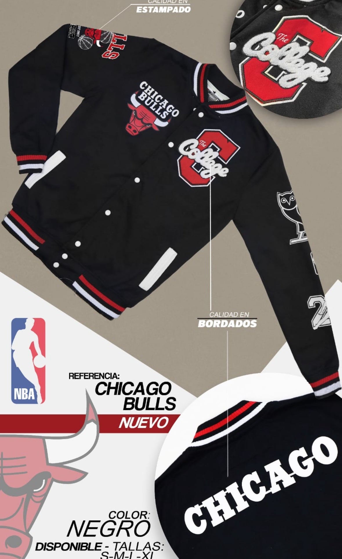 Chaqueta beisbolera R4