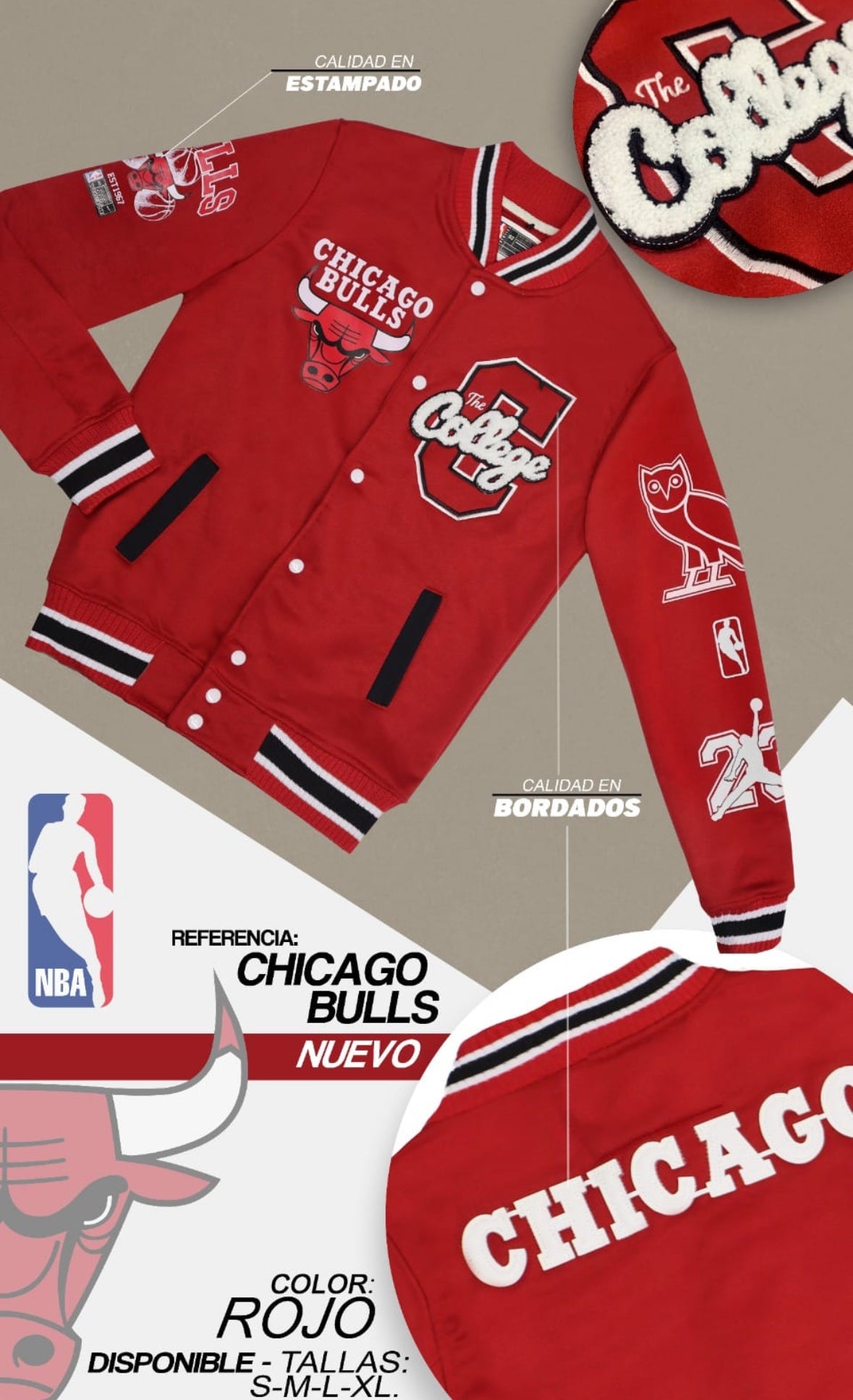 Chaqueta beisbolera R4